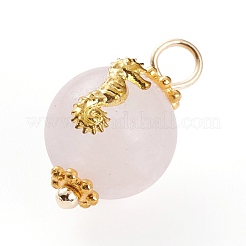 Natural Rose Quartz & Amethyst & Lapis Lazuli Pendants&nbsp;PALLOY-JF00591