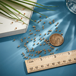 Rack Plating Brass Beads&nbsp;KK-LP0001-08G-01