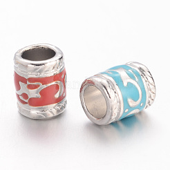 Enamel Alloy European Beads&nbsp;EA8640