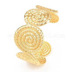 Brass Cuff Bangles for Women&nbsp;BJEW-P397-02G