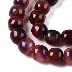 Dyed Natural White Jade Beads Strands&nbsp;G-T138-D24