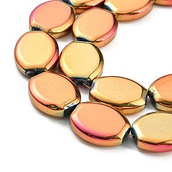 Full Plated Electroplate Glass Beads Strands&nbsp;EGLA-G037-05A-FP03