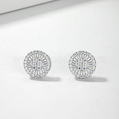 925 Sterling Silver Pave Moissanite Stud Earrings for Women&nbsp;MB9290