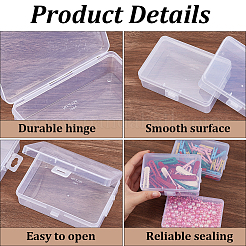 12Pcs Transparent Plastic Storage Boxes&nbsp;CON-CN0001-43
