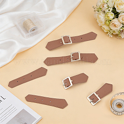 4Pcs Leather Sew on Toggle Buckles&nbsp;FIND-FG0005-62A