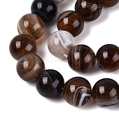 Natural Striped Agate/Banded Agate Beads&nbsp;G-Q606-42B-D01