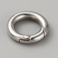 316 Stainless Steel Spring Gate Rings&nbsp;STAS-WH0033-35A