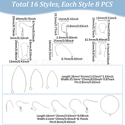 304 Stainless Steel & 316 Surgical Stainless Steel Earring Hooks & Earring Hooks & Jump Rings&nbsp;STAS-UN0002-89P