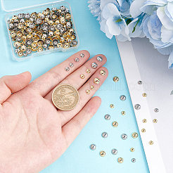 400Pcs 4 Style 304 Stainless Steel Bead Caps&nbsp;STAS-UN0042-70