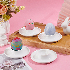 Ceramic Easter Egg Holders&nbsp;AJEW-WH0083-34