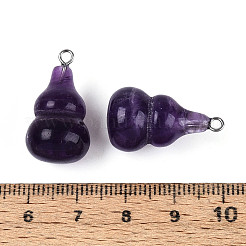 Natural Amethyst Pendants&nbsp;G-T144-73F