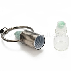 304 Stainless Steel Openable Perfume Bottle Pendant Necklaces&nbsp;NJEW-I239-04B