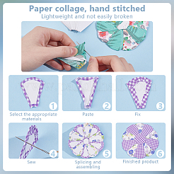 2 Bags Paper Quilting Templates&nbsp;DIY-AR0003-94B