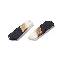 Opaque Resin & Walnut Wood Pendants&nbsp;RESI-M027-06B