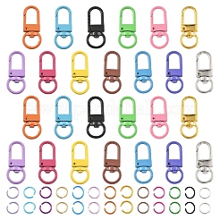 22Pcs Zinc Alloy Baking Paint Swivel Snap Hook Clasps&nbsp;FIND-YW0010-50