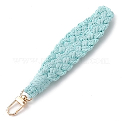 Handmade Macrame Cotton Threads Wrist Strap Pendant Decoration&nbsp;HJEW-JM02625-02