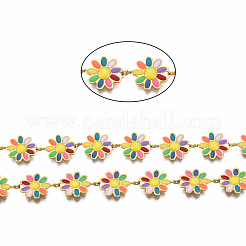 304 Stainless Steel & Enamel Link Chains&nbsp;CHS-Q004-001J-NF