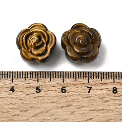 Natural Tiger Eye Carved Beads&nbsp;G-L636-C05-01