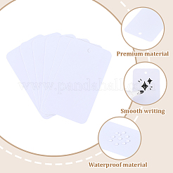 100Pcs Rectangle Blank PVC Price Tags&nbsp;CDIS-SP0001-40B