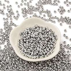 Metallic Colours Plated Glass Seed Beads&nbsp;SEED-H002-G-A573