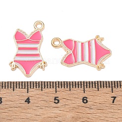 Alloy Enamel Pendants&nbsp;X-AL-CBAE435-06G-02