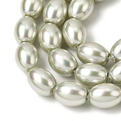 Electroplated Shell Pearl Beads Strands&nbsp;BSHE-B008-07A