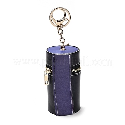 PU Imitation Leather Lipstick Pouch Holder Pendant Keychain&nbsp;KEYC-E039-01KCG-03