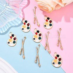 10Pcs 2 Styles Zinc Alloy Pendants&nbsp;FIND-YW0009-58