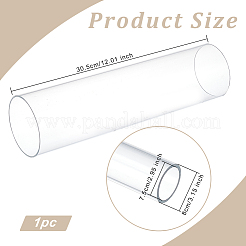 Transparent Acrylic Pipe Rigid Round Tube&nbsp;AJEW-WH0324-76E