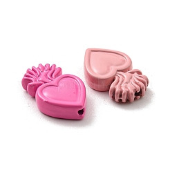 Spray Painted Alloy Beads&nbsp;PALLOY-K010-17