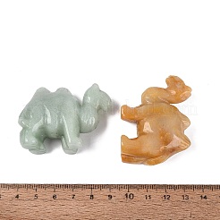 Natural & Synthetic Mixed Gemstone Camel Shape Figurines Set&nbsp;G-Q615-08