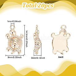 20Pcs Brass Charms&nbsp;KK-GO0001-19