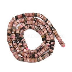 Natural Rhodonite Beads Strands&nbsp;G-G345-C16-2x4mm