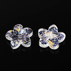 Baking Paint Transparent Glass Beads&nbsp;DGLA-N014-08