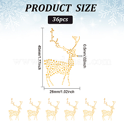 Glitter Hotfix Rhinestone(Hot Melt Adhesive On The Back)&nbsp;DIY-WH0188-90C