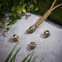 4Pcs 2 Colors Brass Beads&nbsp;KK-NB0004-34
