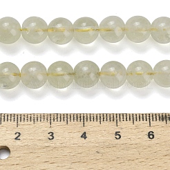 Natural Lemon Quartz(Heated) Beads Strands&nbsp;G-L642-B13-8mm