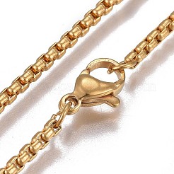 304 Stainless Steel Pendant Necklaces&nbsp;NJEW-P252-07G