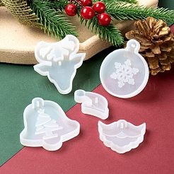 5Pcs 5 Style Pendant Silicone Molds&nbsp;DIY-LS0003-61