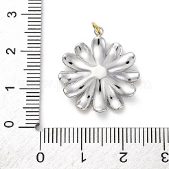 304 Stainless Steel Rhinestone Pendants&nbsp;STAS-E550-22G