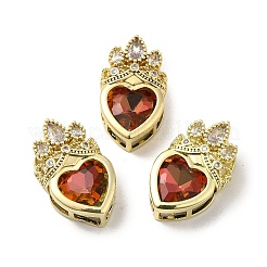 Rack Plating Brass Cubic Zirconia Pendants&nbsp;KK-Q803-01