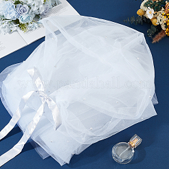 1Pc Polyester Mesh Hooded Double-layer Cape&nbsp;AJEW-CY0002-05