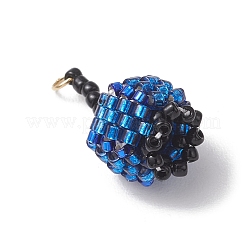 Glass Seed Beaded Pendants&nbsp;PALLOY-MZ01258