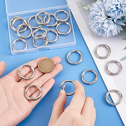20Pcs Zinc Alloy Spring Gate Rings&nbsp;FIND-UN0003-71
