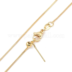 Rack Plating Brass Colorful Cubic Zirconia Eye Pendant Box Chain Necklaces&nbsp;NJEW-P317-02G