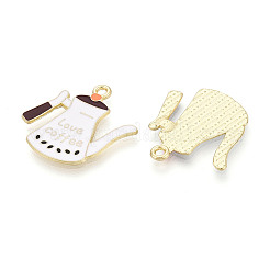 Alloy Enamel Pendants&nbsp;PALLOY-T093-21G