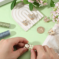 5Pcs 5 Styles Alloy Cufflinks&nbsp;BUTT-GL0001-05