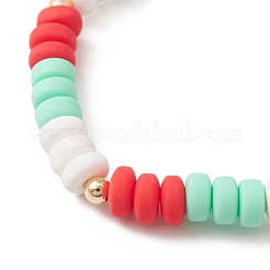 Handmade Polymer Clay Bead Stretch Bracelets for Women&nbsp;BJEW-MZ00042-01