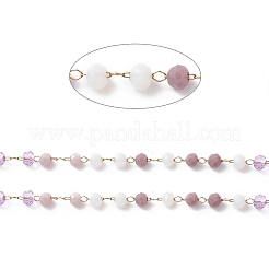Handmade Glass Beaded Chains&nbsp;CHS-P016-46G-05