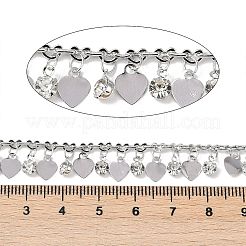 Handmade Brass & Rhinestone Chains&nbsp;CHC-Z001-15P-01